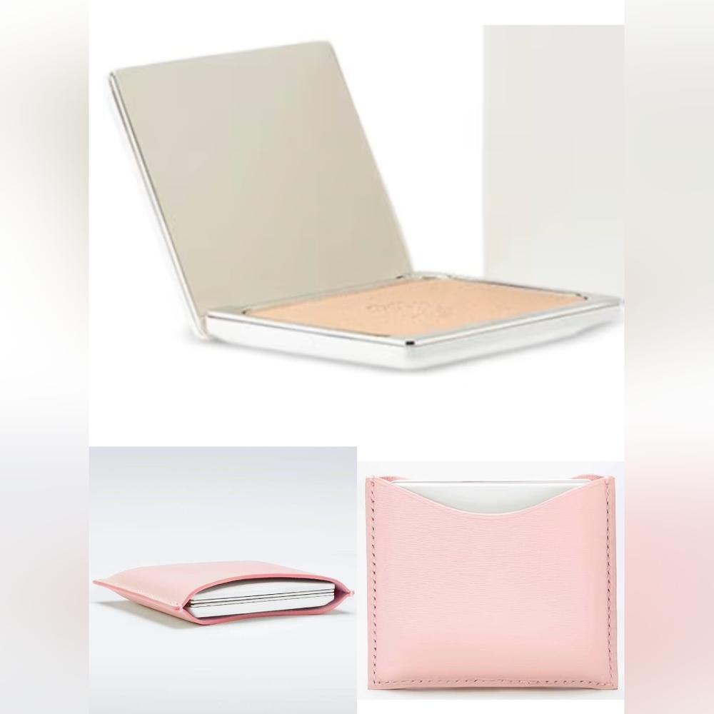 !SOLD! LA BOUCHE ROUGE Refillable La Lumière Highlighter with pink leather case